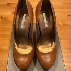 H by Halston - Brown Naomi Studded Heels